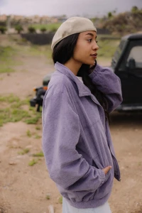 Kurtka Jungmob Ride Baseball Lila