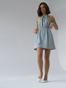 Sukienka MUUV.  Krótka Maha Baby Blue