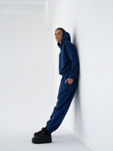 Spodnie MUUV.  Smooth Cotton Oxford Navy