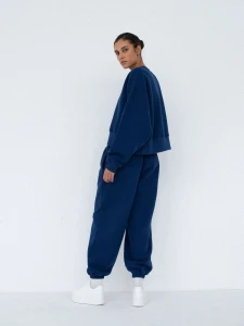 Spodnie MUUV.  Smooth Cotton Oxford Navy