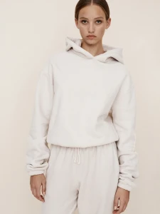 Bluza MUUV.  Smooth Cotton Hood Almond