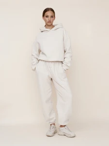 Bluza MUUV. 2026 Smooth Cotton Hood Almond