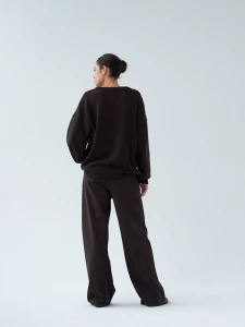 Sweter MUUV.  Conscious Stories Dark Choco