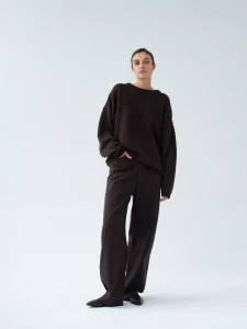 Sweter MUUV.  Conscious Stories Dark Choco