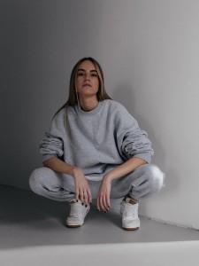 Bluza MUUV.  Oversize 1990 Grey