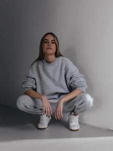 Bluza MUUV.  Oversize 1990 Grey