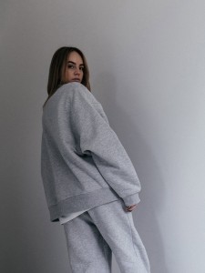 Bluza MUUV.  Oversize 1990 Grey