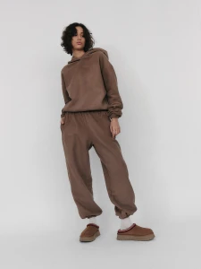 Bluza MUUV.  Smooth Cotton Hood Milk Choco