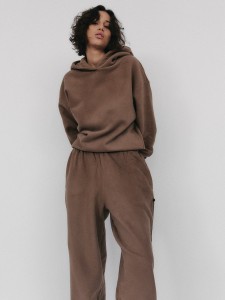 Bluza MUUV.  Smooth Cotton Hood Milk Choco