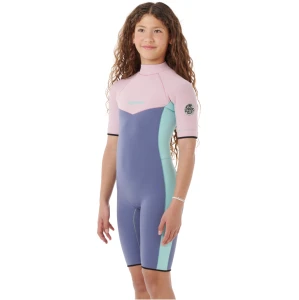 2026 Rip Curl Junior Dawn Patrol 2mm Back Zip Shorty Wetsuit 11FBSP - Pink (1).webp