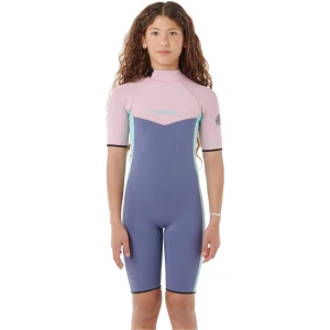 55255-2026 Rip Curl Junior Dawn Patrol 2mm Back Zip Shorty Wetsuit 11FBSP - Pink (2).webp