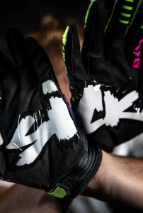 Rękawiczki RaceGang Sick Róż/Zieleń