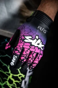 Rękawiczki RaceGang Sick Róż/Zieleń