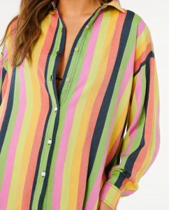 Koszula Rip Curl Ashore Stripe Taupe