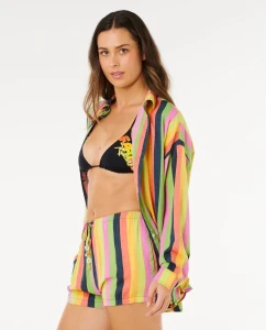 Koszula Rip Curl Ashore Stripe Taupe