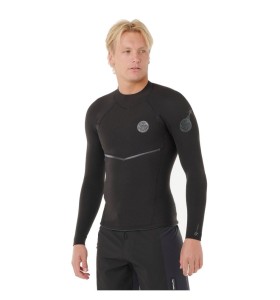 Docieplacz Rip Curl Ebomb 1.5 L/SL Jkt Bk