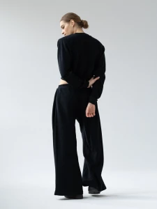 Spodnie MUUV. Wide Leg Le Pump Black