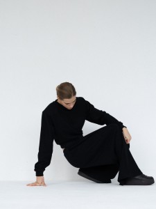 Spodnie MUUV. Wide Leg Le Pump Black