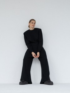 Spodnie MUUV. Wide Leg Le Pump Black