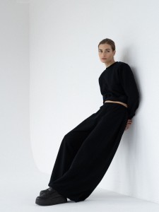 Spodnie MUUV. Wide Leg Le Pump Black