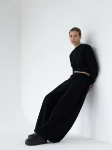 Spodnie MUUV. Wide Leg Le Pump Black