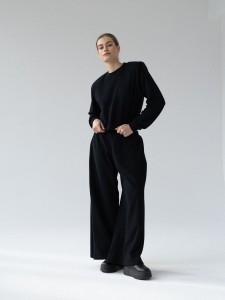 Spodnie MUUV. Wide Leg Le Pump Black