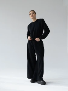 Spodnie MUUV. Wide Leg Le Pump Black