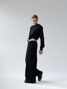 Spodnie MUUV. Wide Leg Le Pump Black