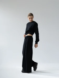 Spodnie MUUV. Wide Leg Le Pump Black