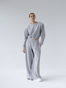 Spodnie MUUV. Wide Leg Le Pump Grey