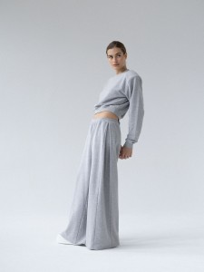 Spodnie MUUV. Wide Leg Le Pump Grey