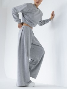 Spodnie MUUV. Wide Leg Le Pump Grey