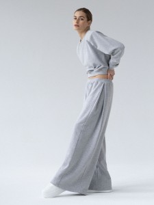 Spodnie MUUV. Wide Leg Le Pump Grey
