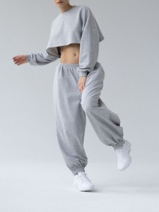 Bluza MUUV. Ov Cropped Le Pump Grey