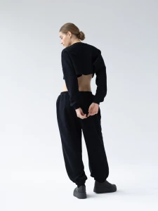 Bluza MUUV. Ov Cropped Le Pump Black