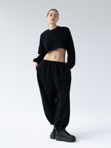 Bluza MUUV. Ov Cropped Le Pump Black