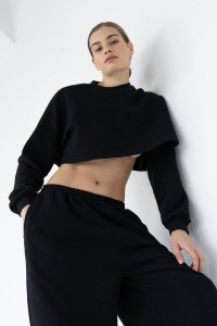 Bluza MUUV. Ov Cropped Le Pump Black