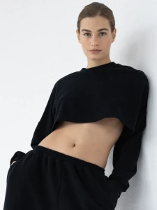 Bluza MUUV. Ov Cropped Le Pump Black