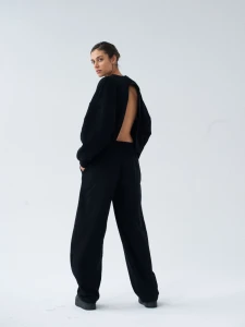 Bluza MUUV. Cropped Z Wycięciem ARC Black