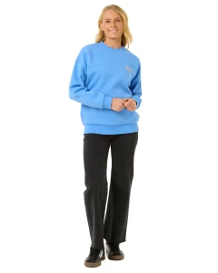 Bluza Rip Curl Hibiscous Diamond Crew Blue