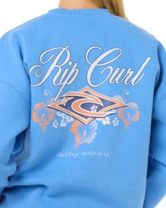Bluza Rip Curl Hibiscous Diamond Crew Blue