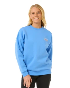 Bluza Rip Curl Hibiscous Diamond Crew Blue