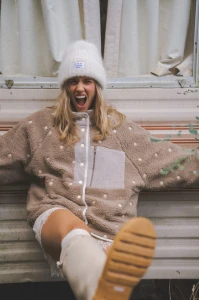 Kurtka Jungmob Nera Daisy Latte