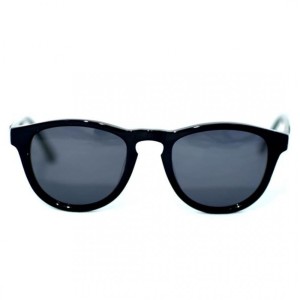 Okulary Ocean 2022 America Shiny Blk Wood Smk