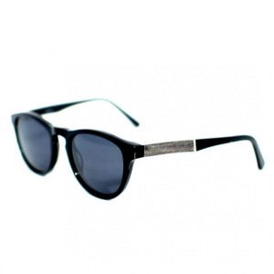 Okulary Ocean 2022 America Shiny Blk Wood Smk