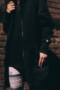 Bluza Deep Trip 2024 Luzak ZIP Czarny