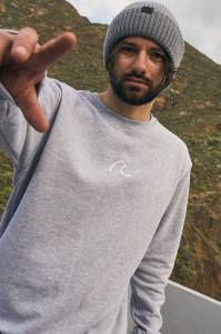 Bluza Jungmob 2024 Wave Crewnek Grey