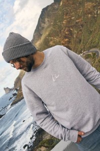 Bluza Jungmob 2024 Wave Crewnek Grey