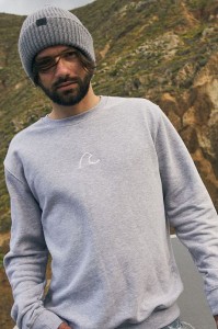 Bluza Jungmob 2024 Wave Crewnek Grey