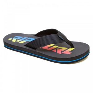 Japonki Rip Curl 2021 Bob Cush BkRdBl